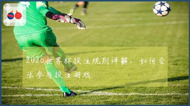 2026世界杯投注规则详解，如何合法参与投注游戏